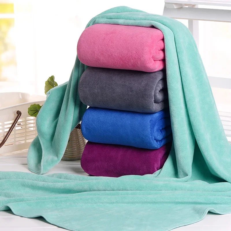 Baths Towel Quick - dry Home Hotel Large Size Beach Bath Towels for Adults - silverfoxgoods
